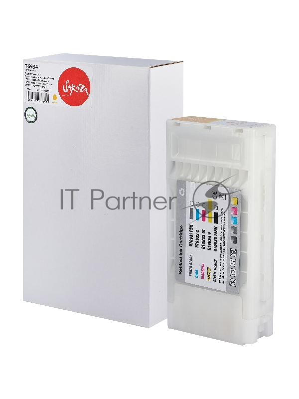 Картридж струйный Sakura C13T693400 (T6934 Yellow) для Epson, желтый, 350 мл.
