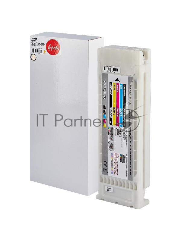 Картридж струйный Sakura C13T694400 (T6944 Yellow) для Epson, желтый, 675 мл.