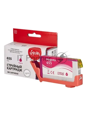 Картридж струйный Sakura CZ111AE (№655 Magenta) для HP, пурпурный, 11 мл., 600 к.