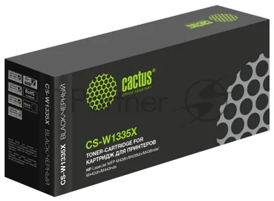 Картридж лазерный Cactus CS-W1335X W1335X черный (13700 стр.) для HP LJ MFP M438n/M438dn/M438nda/M442dn/M443nda