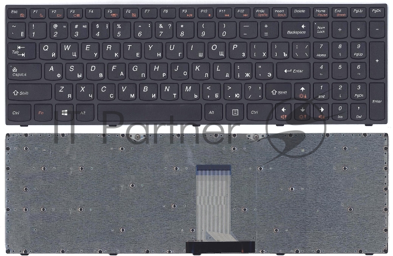 Клавиатура для ноутбука Lenovo IdeaPad B5400 M5400 черная