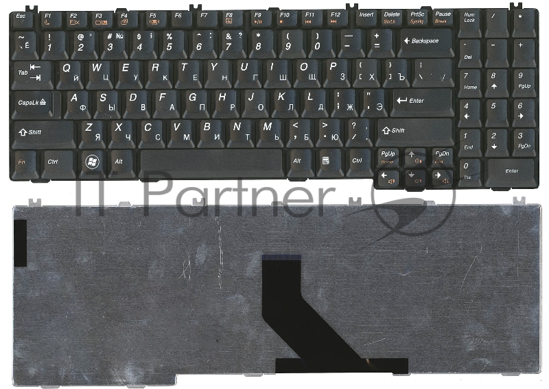 Клавиатура для ноутбука Lenovo G550 G555 B550 B560 V560 черная