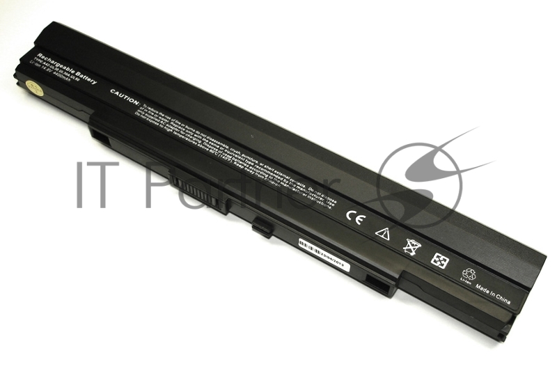 Аккумуляторная батарея для ноутбука Asus A1, PL30, PL80, U30 14.4V 5200mAh A42-UL50 OEM черный