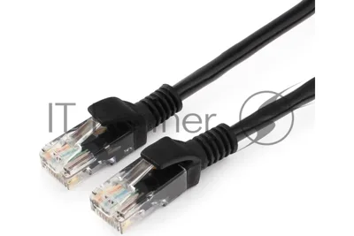 Патч-корд медный UTP Cablexpert PP10-10M/BK cat.5e, 10м, литой, многожильный, черный