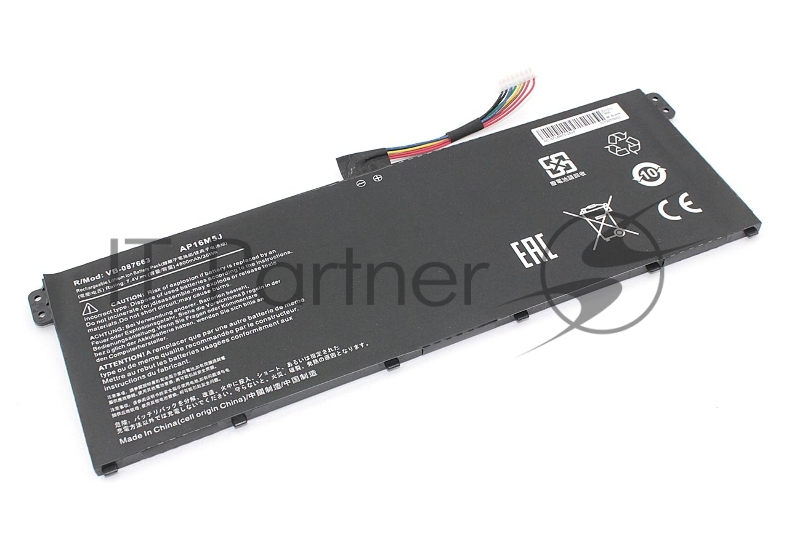 Аккумуляторная батарея для ноутбука Acer Aspire 3 A315-21 (AP16M5J) 7.4V 4800mAh OEM