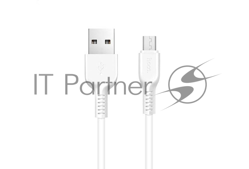 Кабель HOCO USB X20 Flash для Micro USB 2А, 1м, белый