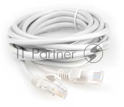 Патч-корд CCA lightl UTP Гарнизон PC-UTP-5e-3 cat.5e, 3м, литой, многожильный серый