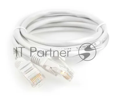 Патч-корд CCA light UTP Гарнизон PC-UTP-5e-1-B cat.5e, 1.5м, литой, многожильный серый