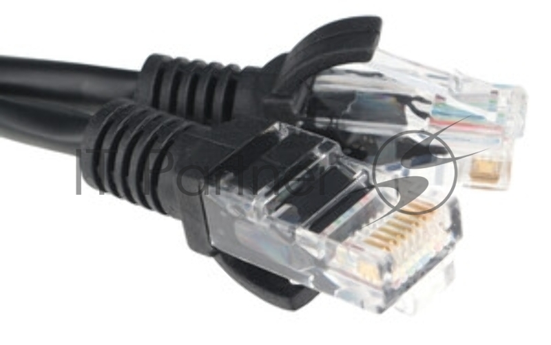 Патч-корд CCA light UTP Гарнизон PC-UTP-5e-1.5-BK кат.5e, 1.5м, литой, многожильный черный