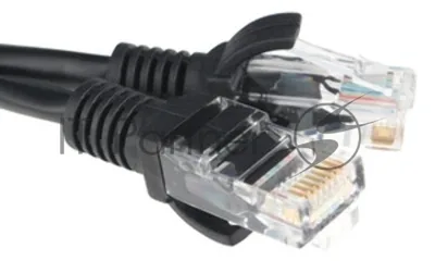 Патч-корд CCA light UTP Гарнизон PC-UTP-5e-1.5-BK кат.5e, 1.5м, литой, многожильный черный