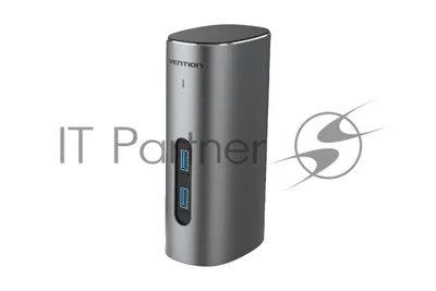 Док-станция Vention TPJH0-EU, USB Type-C, HDMI/VGA/USB/RJ45/SD/3.5мм/PD/DC, USB Type-C