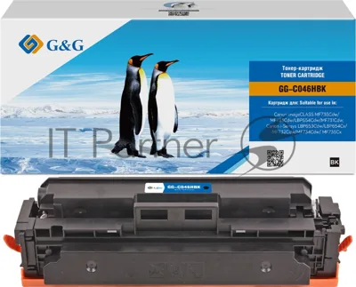 Картридж лазерный G&G GG-C046HBK черный (6300 стр.) для Canon LBP 653Cdw/654Cx/MF732Cdw/734Cdw/735Cx