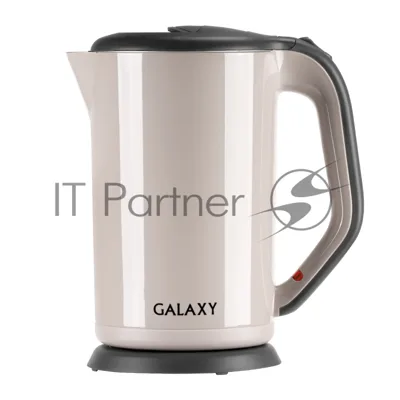 Электрочайник Galaxy GL 0330 бежевый, 1.7 л, 2000 Вт, скрытый нагревательный элемент
