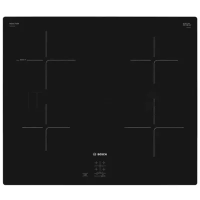 Индукционная варочная поверхность Bosch PUG61KAA5E, 4 конфорки, стеклокерамика, 4600 Вт