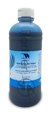 Чернила NV PRINT универсальные на водной основе NV-INK500ULC для аппаратов Сanon/Epson/НР/Lexmark (500 ml) Light Cyan