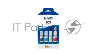 Комплект контейнеров с чернилами EPSON 103 EcoTank для L1110/ L3100/ L3101/ L3110/ L3150/ L3151/ L3156/ L3160/ L3260/ L3266/ L5190/ L5290