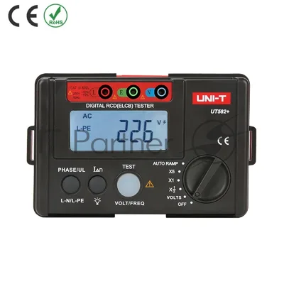 Цифровой тестер УЗО (ELCB) UNI-T UT582+