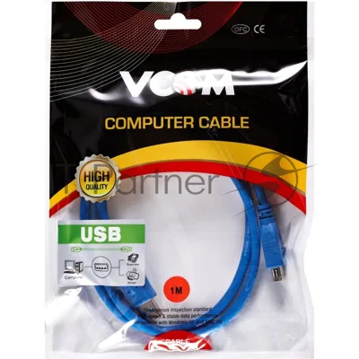 Кабель-удлинитель VCOM VUS7065-1M USB3.0 Am-Af 1 м