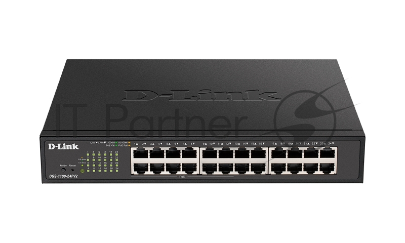 Коммутатор D-Link DGS-1100-24PV2/A3A, 24×1 Гбит/с, настраиваемый