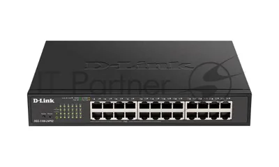Коммутатор D-Link DGS-1100-24PV2/A3A, 24×1 Гбит/с, настраиваемый