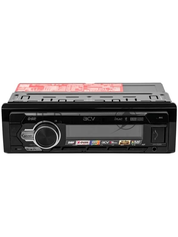 Автомагнитола ACV ADX-907BM, 1 DIN, Bluetooth, USB Type-A, AUX, пульт ДУ