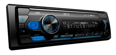 Автомагнитола ACV ADX-905BM, 1 DIN, Bluetooth, USB Type-A, AUX, пульт ДУ