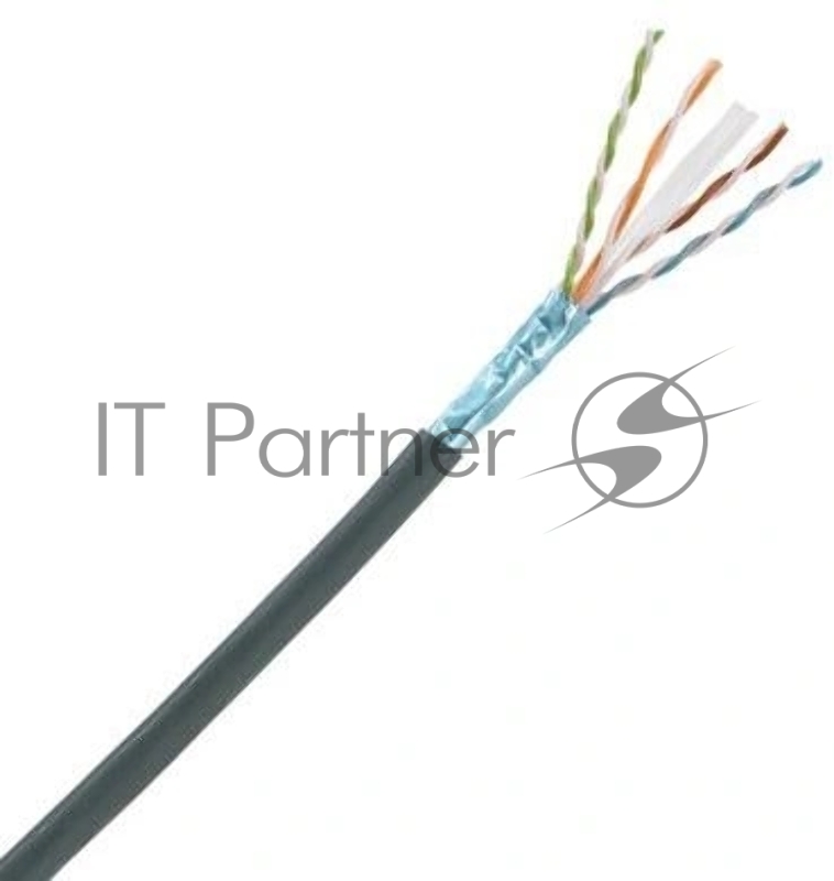 Кабель информационный Panduit PFO6X04BL-CEG кат.6А F/UTP общий экран 4X2X23AWG OSP внешний 305м черный