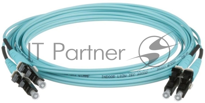 Патч-корд Panduit Opti-Core FX2ELLNSNSNM003 2x50/125 OM3 LC дуплекс-SC дуплекс 3м LSZH аквамарин