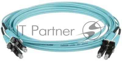 Патч-корд Panduit Opti-Core FX2ELLNSNSNM003 2x50/125 OM3 LC дуплекс-SC дуплекс 3м LSZH аквамарин