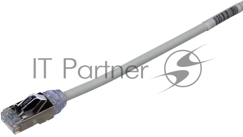 Патч-корд Panduit STP28X7MIG F/UTP вилка RJ-45-вилка RJ-45 кат.6А 7м серый CM/LSZH