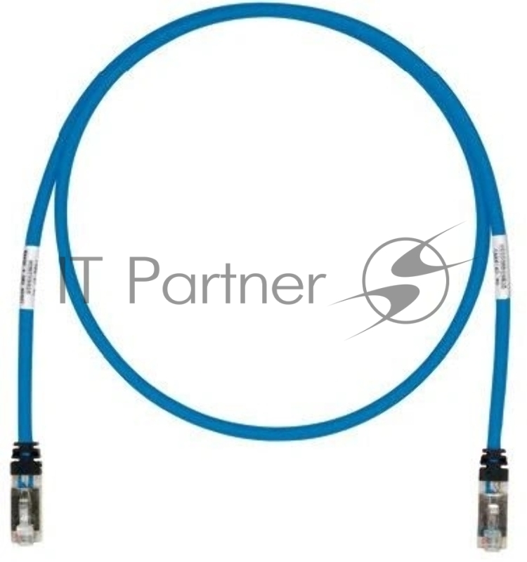 Патч-корд Panduit STP6X6MBU S/FTP вилка RJ-45-вилка RJ-45 кат.6А 6м синий CM/LSZH
