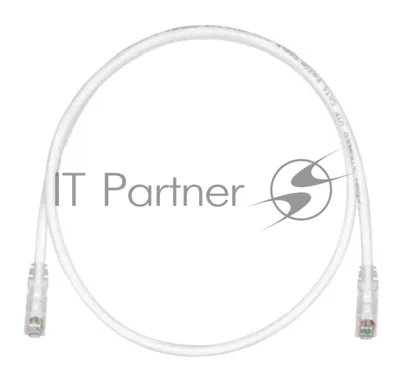 Патч-корд Panduit UTPSPL7MY UTP вилка RJ-45-вилка RJ-45 кат.6 7м белый LSZH