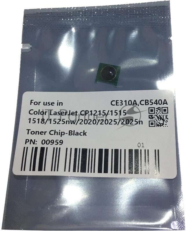 Чип CET картриджа CE310A, CB540A, CE320A, CC530A, CE250A для HP Color LaserJet CP1215/1515/2025/CP1025 черный, (унив.), 1.2K/2.2K/2K/3.5K/5K