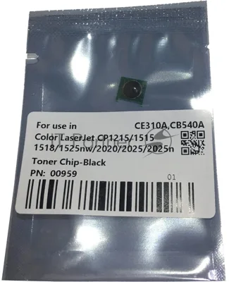 Чип CET картриджа CE310A, CB540A, CE320A, CC530A, CE250A для HP Color LaserJet CP1215/1515/2025/CP1025 черный, (унив.), 1.2K/2.2K/2K/3.5K/5K