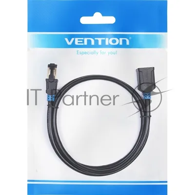 Патч-корд удлинитель Vention прямой SSTP cat.6, RJ45 - 3 м. черный