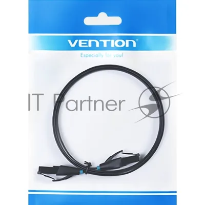 Патч-корд Vention прямой UTP cat.6, RJ45 - 3 м. плоский черный
