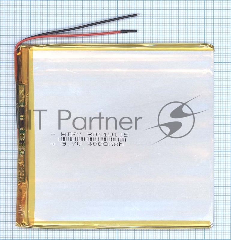 Аккумулятор Li-Pol (батарея) 3x110x115 мм 2pin 3.7V/4000mAh