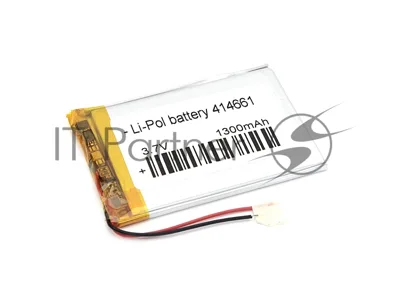 Аккумулятор Li-Pol (батарея) 4.1x46x61мм 2pin 3.7V/1300mAh