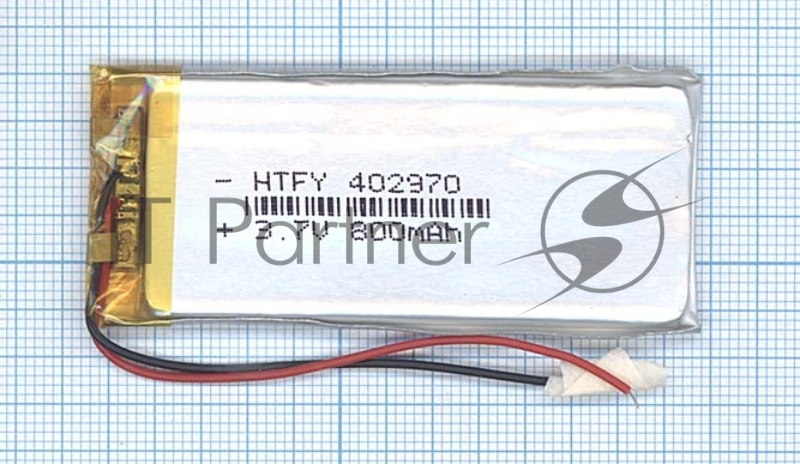 Аккумулятор Li-Pol (батарея) 4x29x70 мм 2pin 3.7V/800mAh