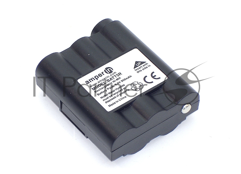 Аккумулятор Amperin для Midland GXT1000 GXT300 GXT400 (BATT-5R) 900 mAh 6V Ni-Mh