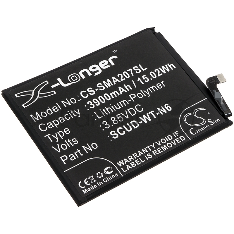 Аккумулятор CameronSino CS-SMA107SL SCUD-WT-N6 для Samsung Galaxy A10s, Galaxy A20s 3.85V, 3900mAh, 15.02Wh