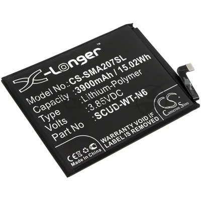 Аккумулятор CameronSino CS-SMA107SL SCUD-WT-N6 для Samsung Galaxy A10s, Galaxy A20s 3.85V, 3900mAh, 15.02Wh