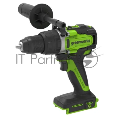 Дрель-шуруповерт GREENWORKS GD24DD140, 24 В, 4 Ач, 140 Нм, бесщеточный, ударный
