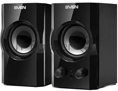 Акустическая система SVEN SPS-606, черный, акустическая система 2.0 (мощность 2x3 Вт(RMS))