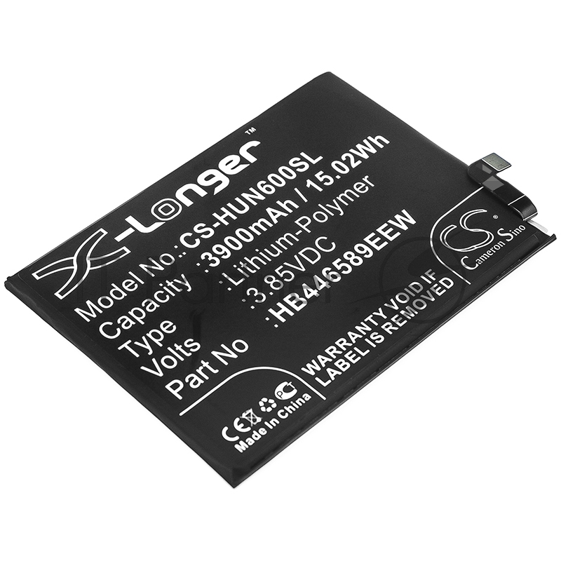 Аккумулятор CameronSino CS-HUN600SL HB446589EEW для Huawei Nova 6 3.85V, 3900mAh, 15.02Wh