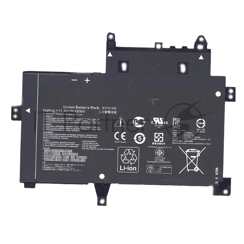 Аккумуляторная батарея для ноутбука Asus TP500LN11,4V 48Wh черный Orig