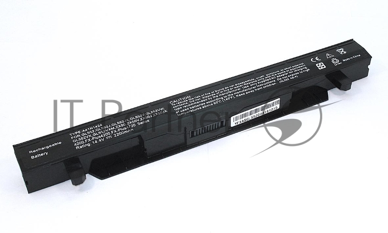 Аккумуляторная батарея для ноутбука Asus GL552VW 14.4V 2600mAh OEM черный