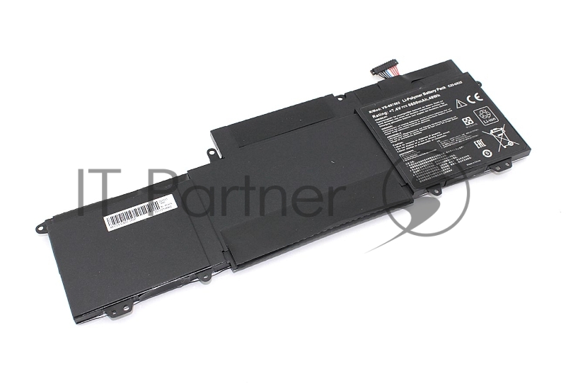 Аккумуляторная батарея для ноутбука Asus VivoBook U38N-C4004H 7.4V 6600mAh OEM