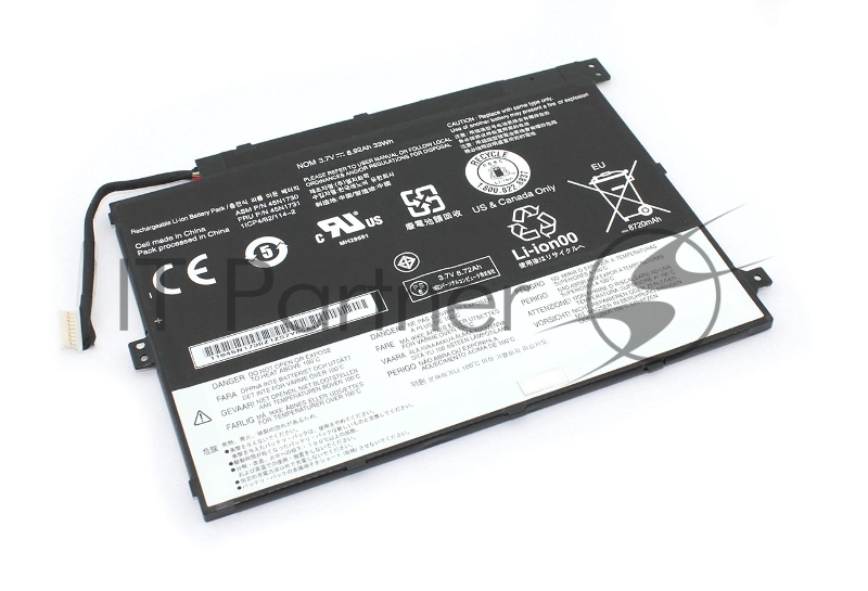 Аккумуляторная батарея для ноутбука Lenovo ThinkPad 10 3.7V 33Wh Orig