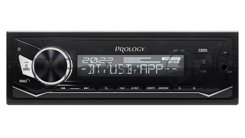 Автомагнитола Prology GT-120, 1 DIN, Bluetooth, USB Type-A, AUX